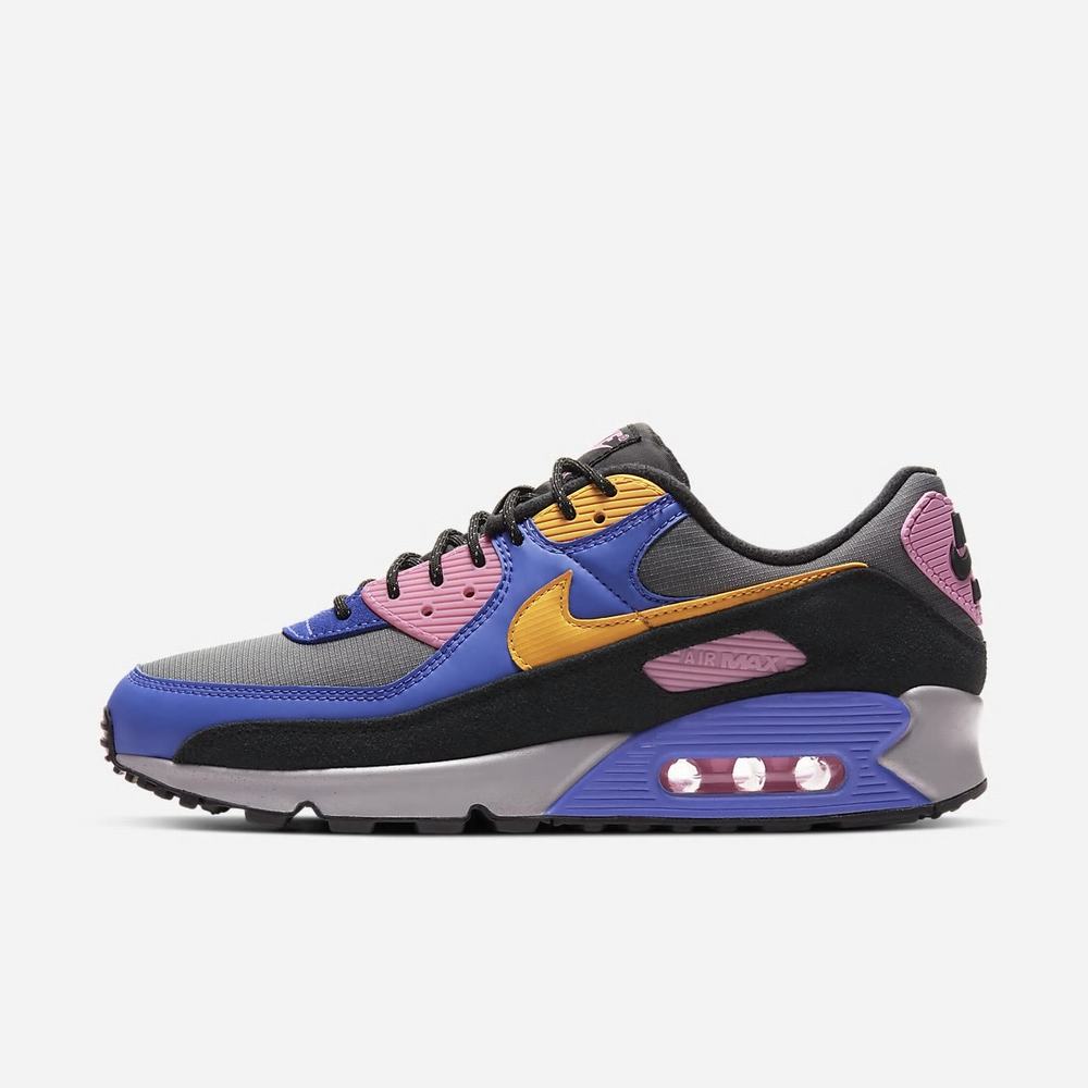 Sneakers Nike Air Max 90 Multicolore 3945-678 Persian Violet/Black/Wolf Grey/Pollen Rise Homme | JTB-06856421